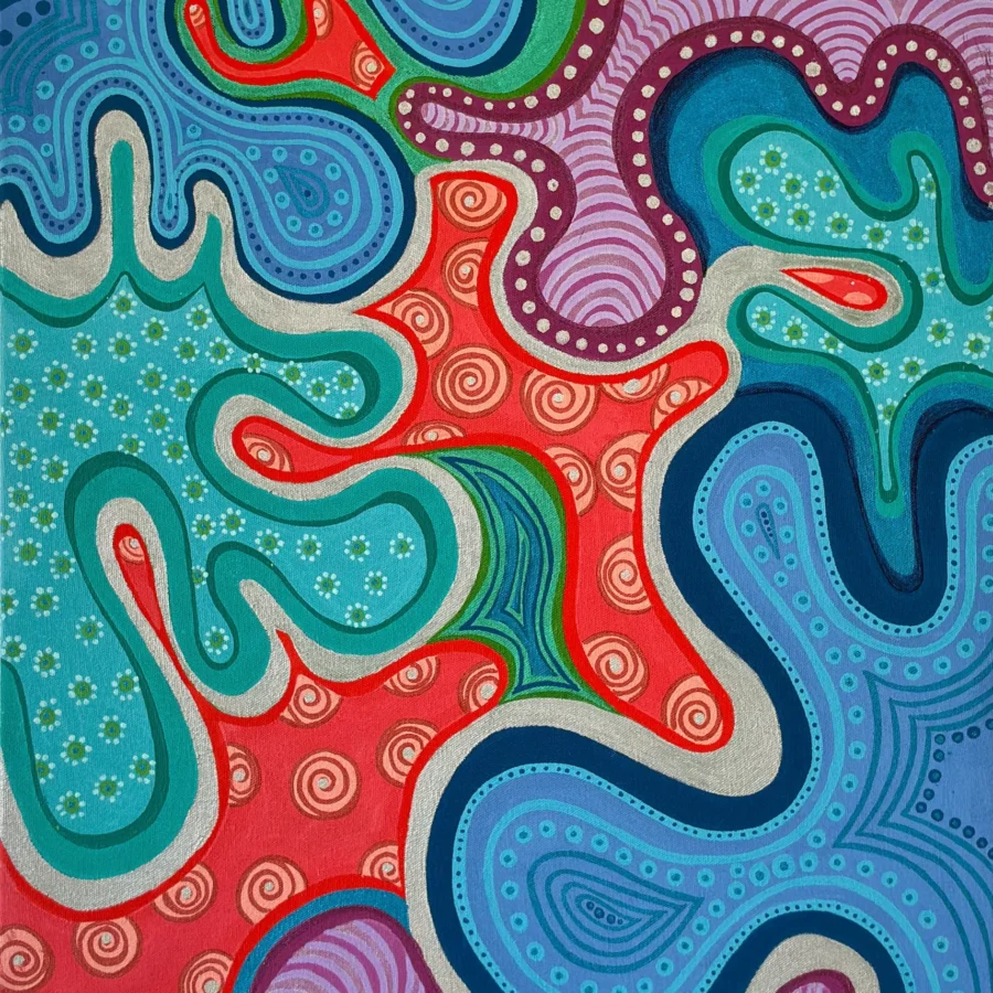 FiguraA su manera, obra abstracta original de Paula Figura