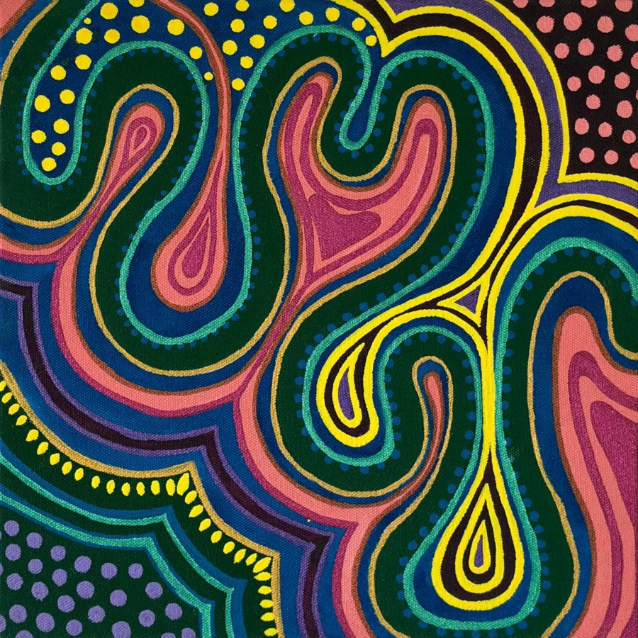 Impulso, obra abstracta original de Paula Figura