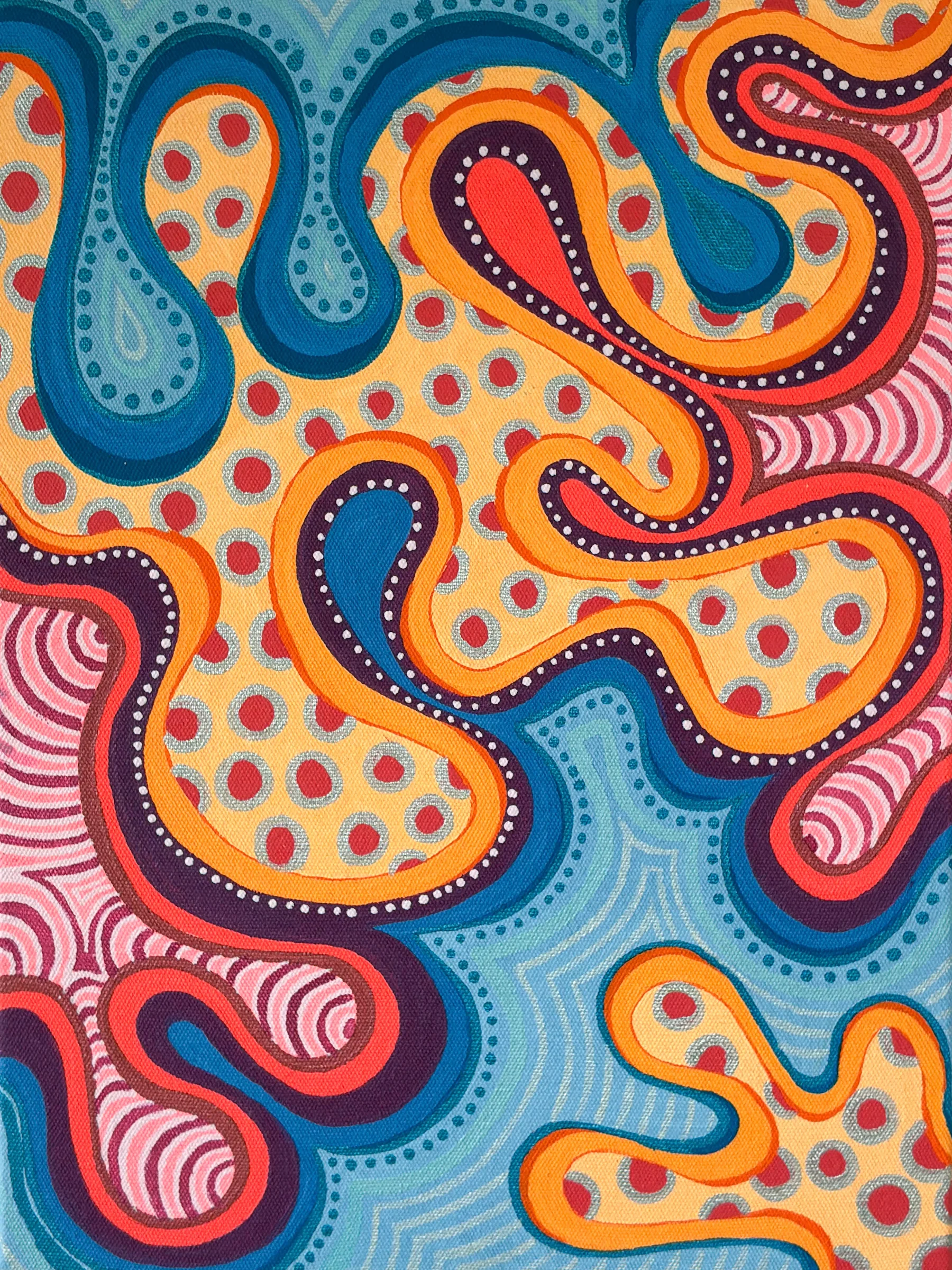 Ligereza, obra abstracta original de Paula Figura