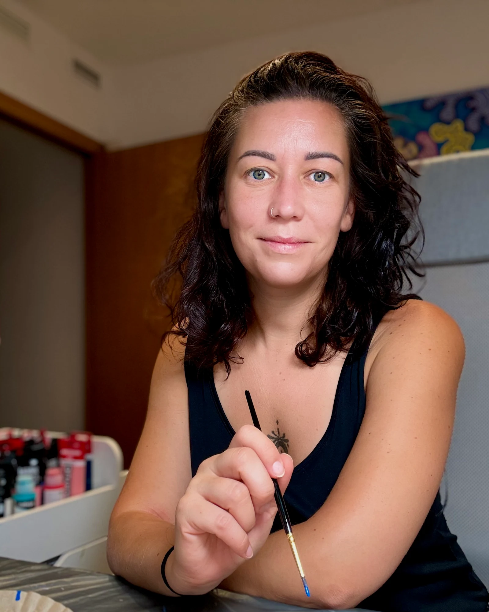 Paula Figura, artista y fundadora de Sunrisa Art.