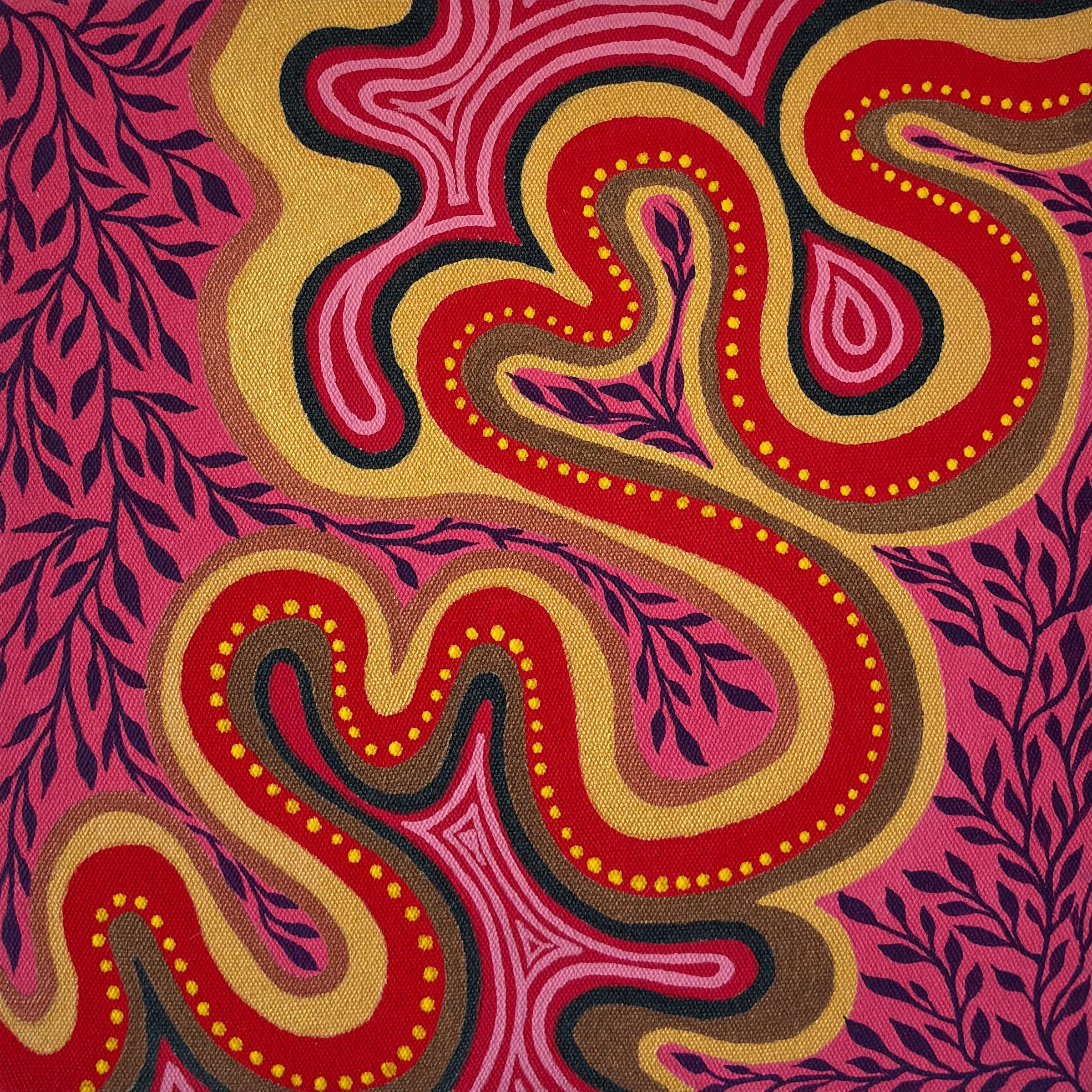 Plenitud, obra abstracta original de Paula Figura