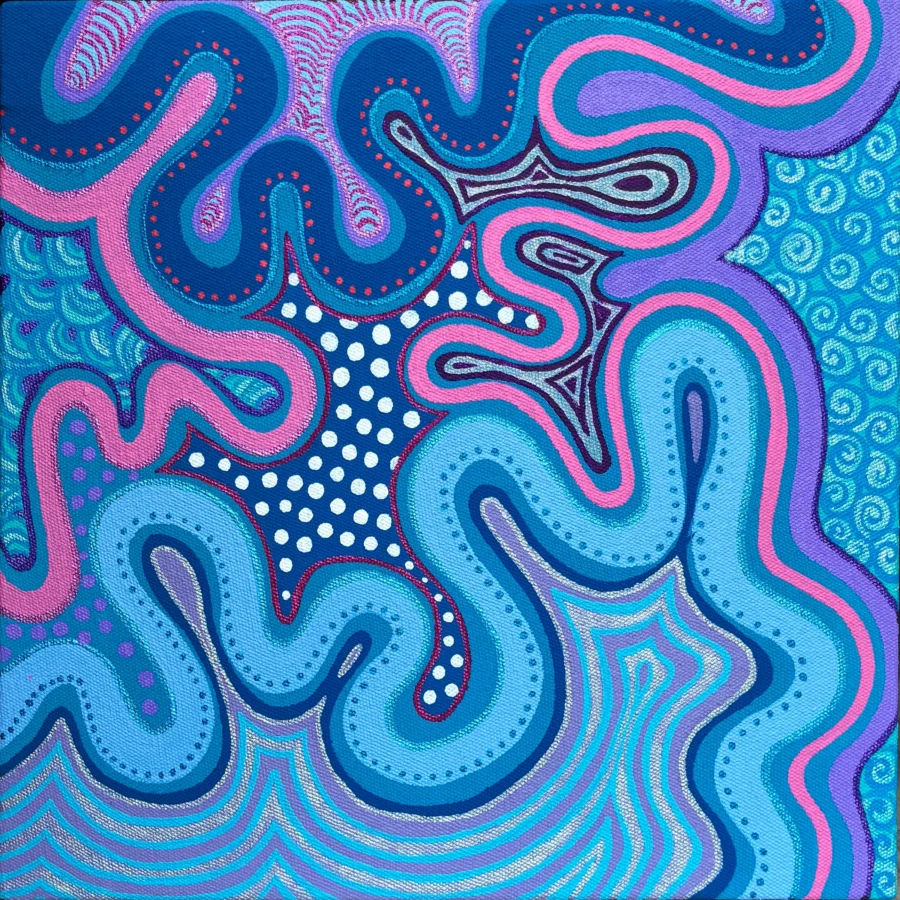 Vaivén, obra abstracta original de Paula Figura