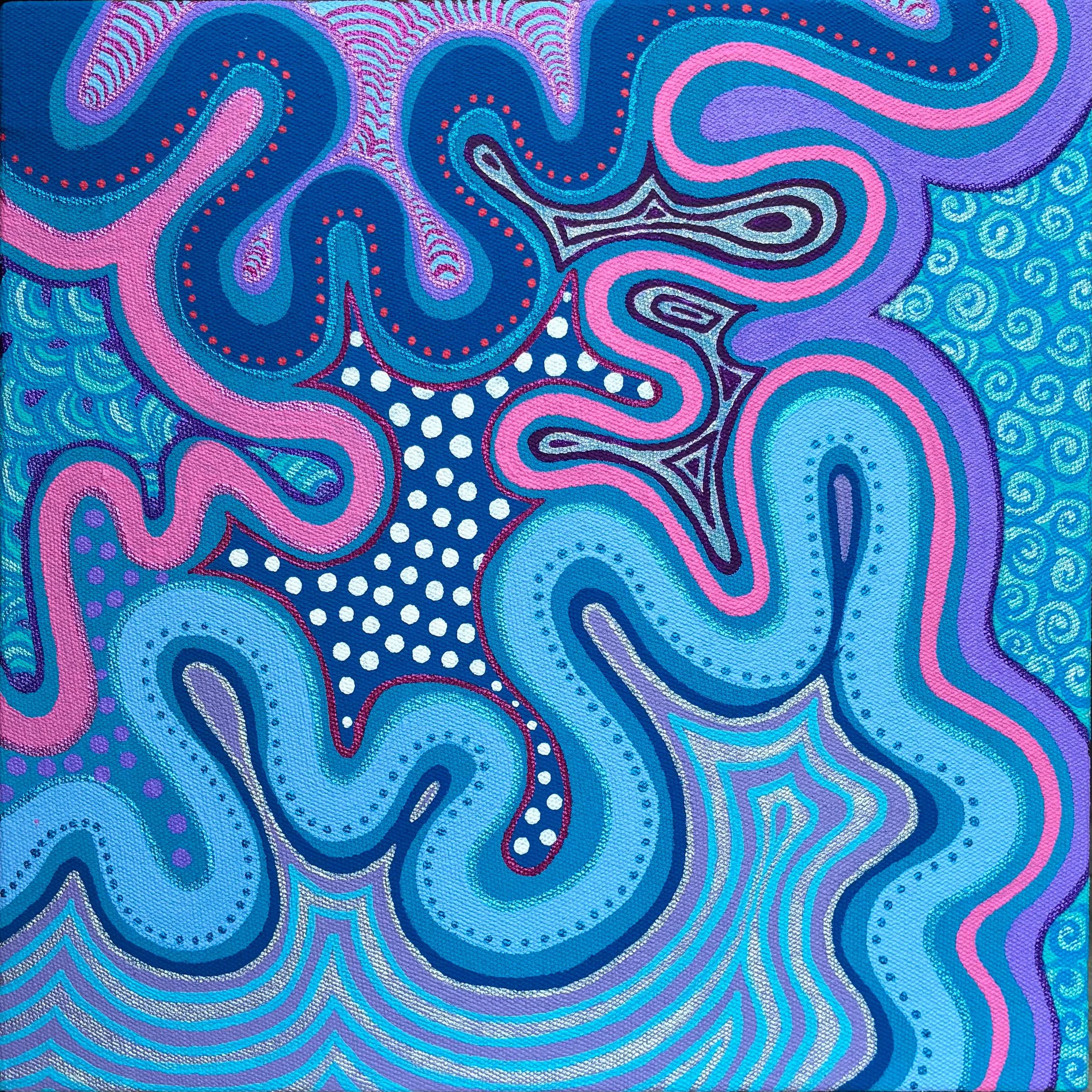 Vaivén, obra abstracta original de Paula Figura